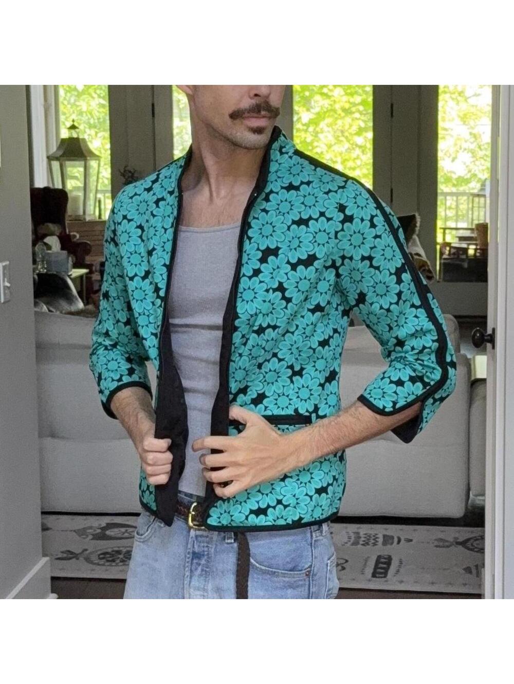 🌼 Bob Mackie Wearable Art Daisy Jacket 🌼 Size S